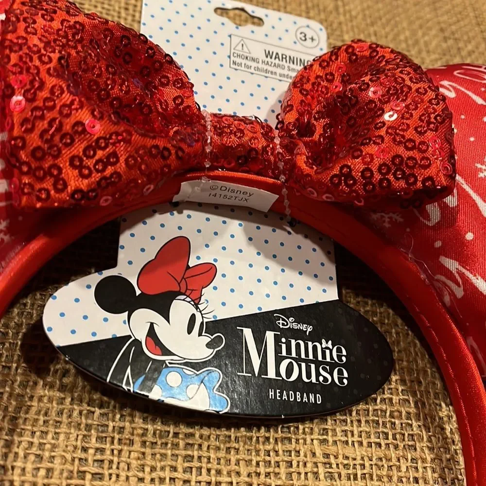 NWT Christmas Disney Minnie Mouse headband